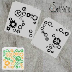 MASKA ZESTAW - KOŁA ZĘBATE, 034