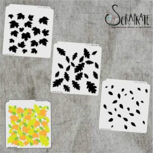 MASKA ZESTAW - JESIENNE LIŚCIE, 033