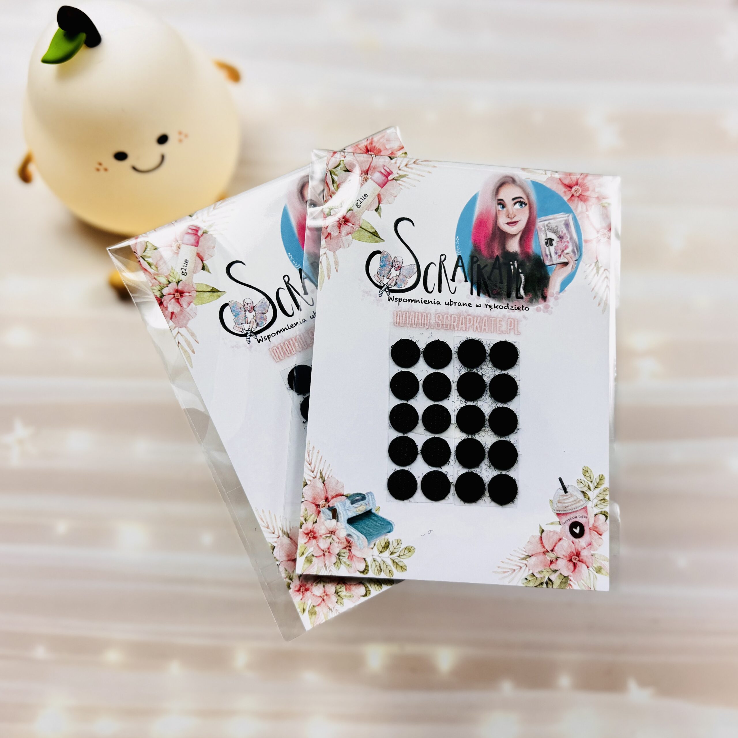 rzepy czarne, 10 szt.