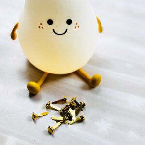 ćwieki duże złote, 10 szt..